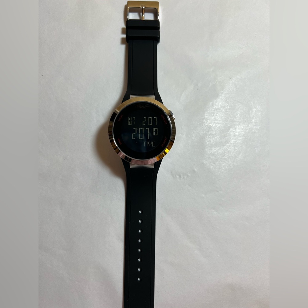 Kenneth Cole KC1639 Stainless Steel Black Polyurethane watch - Picture 3 of 5